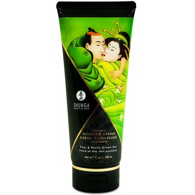 SHUNGA - CREME DE MASSAGEM DE PERA E CHÁ VERDE 200 ML 1