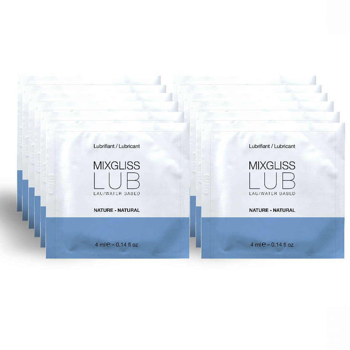 MIXGLISS - LUBRIFICANTE NATURAL BASE DE GUA 12 DOSE ÚNICA 4 ML 1