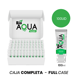 MOQ 100 - BIOAQUA LUBRIFICANTE À BASE DE ÁGUA INGREDIENTES NATURAIS 100 ML