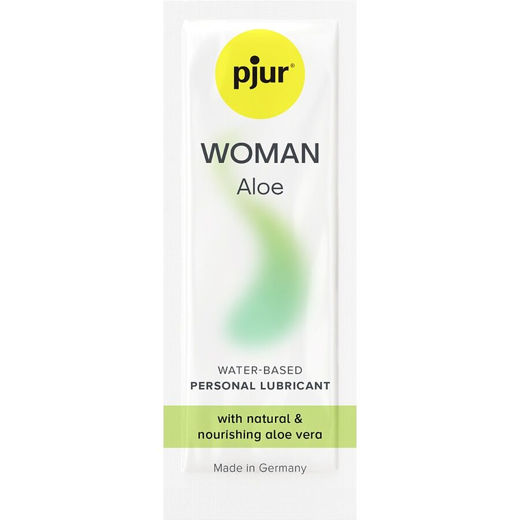 PJUR - WOMAN ALOE LUBRIFICANTE BASE DE GUA 2 ML 1