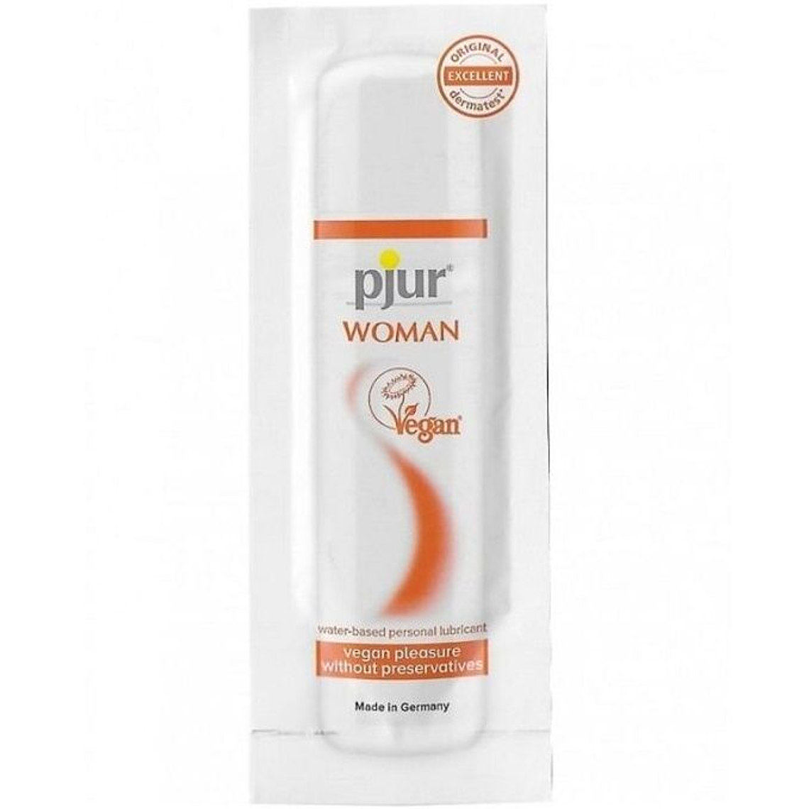 PJUR - WOMAN LUBRIFICANTE BASE DE GUA VEGANO 2 ML 1