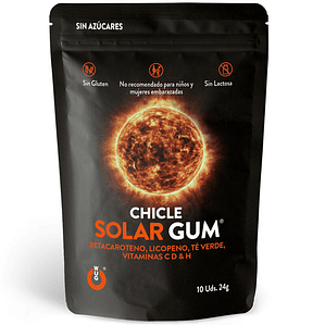 WUG GUM - SOLAR GUM SUN TANNING 10 UNITS
