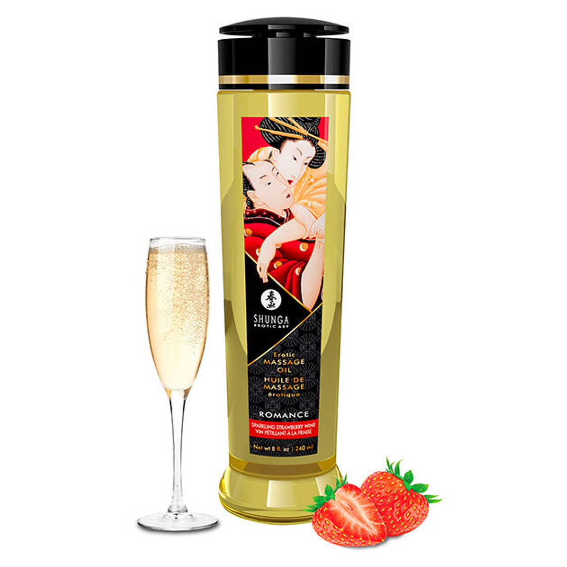 SHUNGA - ÓLEO DE MASSAGEM ROMANCE ERÓTICO 240 ML 1