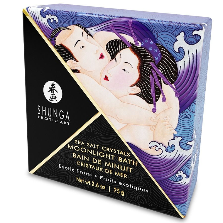 SHUNGA - SAIS DE BANHO EXÓTICOS COM SABOR ROXO 75 GR 1
