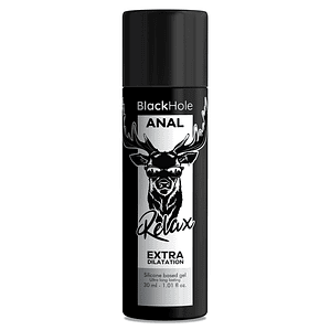 BLACK HOLE - GEL BASE DE SILICONE DILATAÇÃO ANAL 30 ML