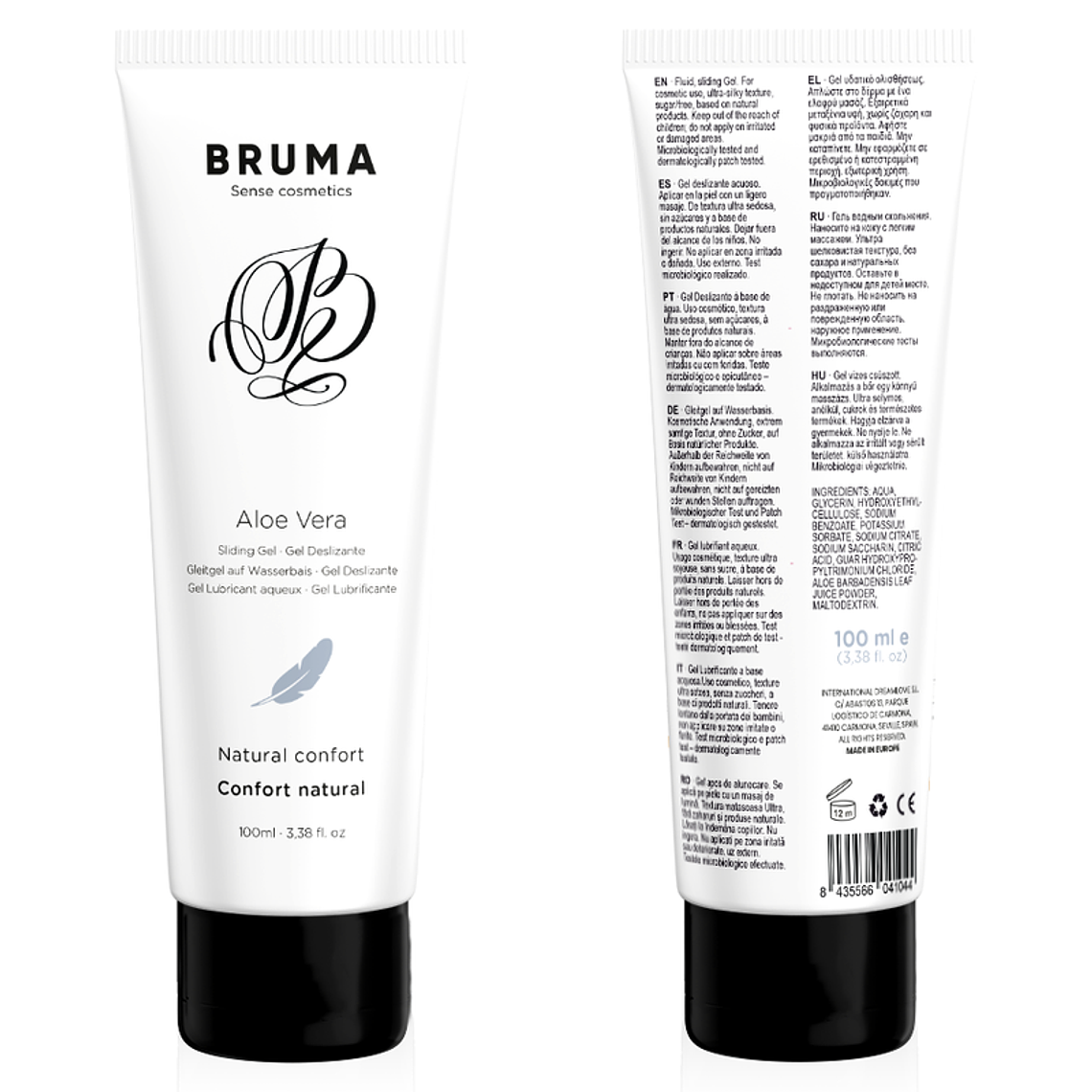 BRUMA - GEL DESLIZANTE DE ALOE VERA NATURAL CONFORT 100 ML 1