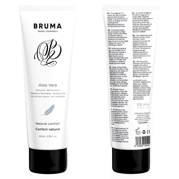 BRUMA - GEL DESLIZANTE DE ALOE VERA NATURAL CONFORT 100 ML 1