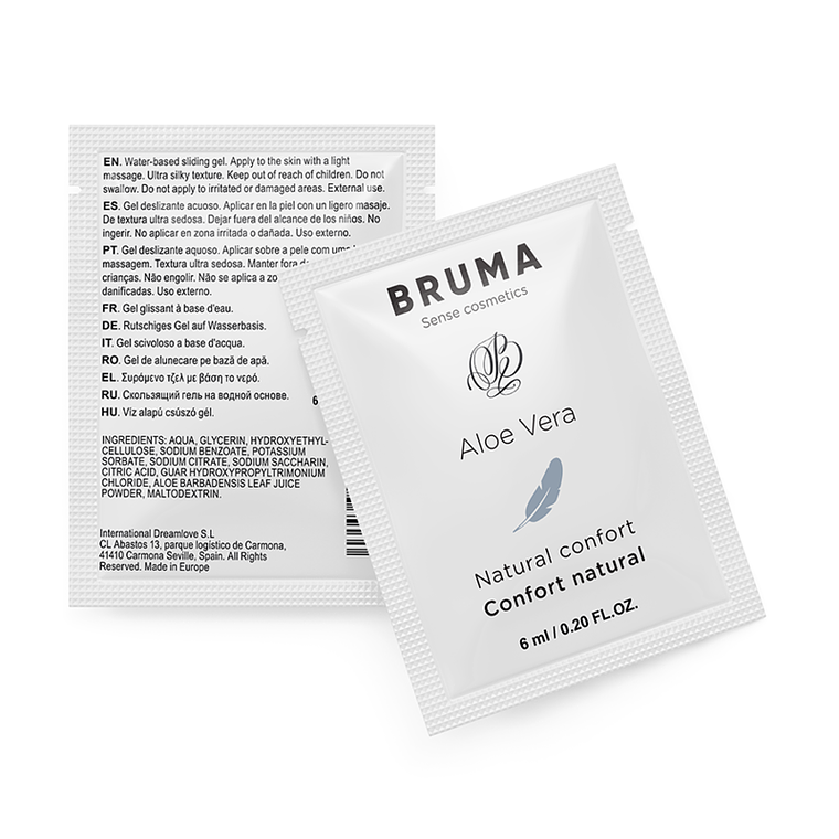 BRUMA - GEL DESLIZANTE DE ALOE VERA NATURAL CONFORT 6 ML 1