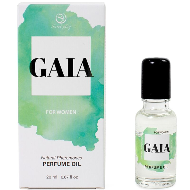 SECRETPLAY - GAIA PERFUME NATURAL FEROMONAS EM ÓLEO PARA MULHERES 20 ML 1