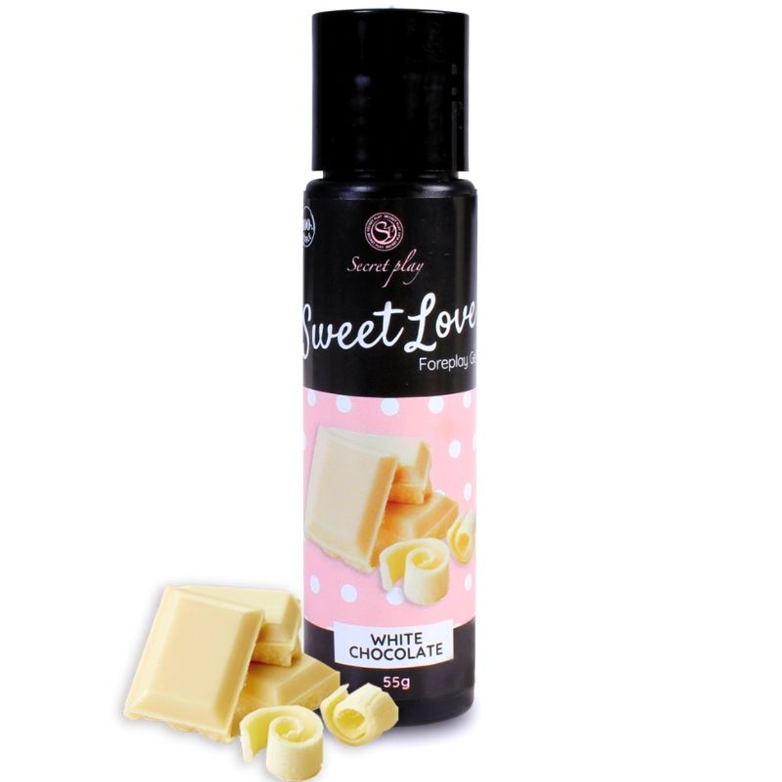 SECRETPLAY - GEL DOCE AMOR CHOCOLATE BRANCO 60 ML 1