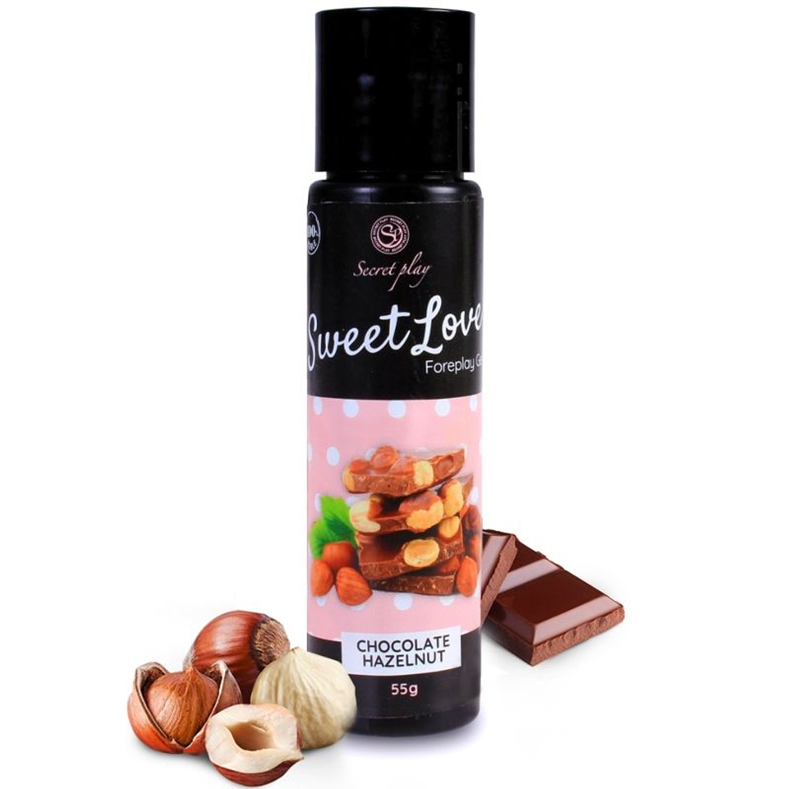 SECRETPLAY - GEL DOCE AMOR CHOCOLATE COM AVELÃ 60 ML 1