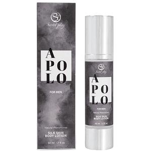 SECRETPLAY - LOÇÃO DE PELE APOLO SILK PARA HOMENS 50 ML