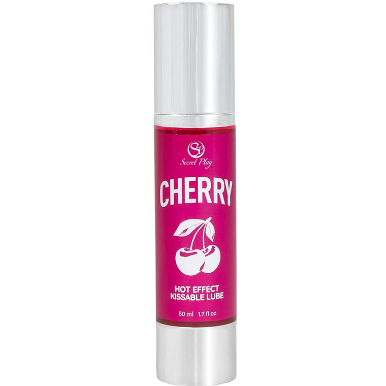 SECRETPLAY - LUBRIFICANTE AQUECEDOR DE CEREJA 50 ML 1