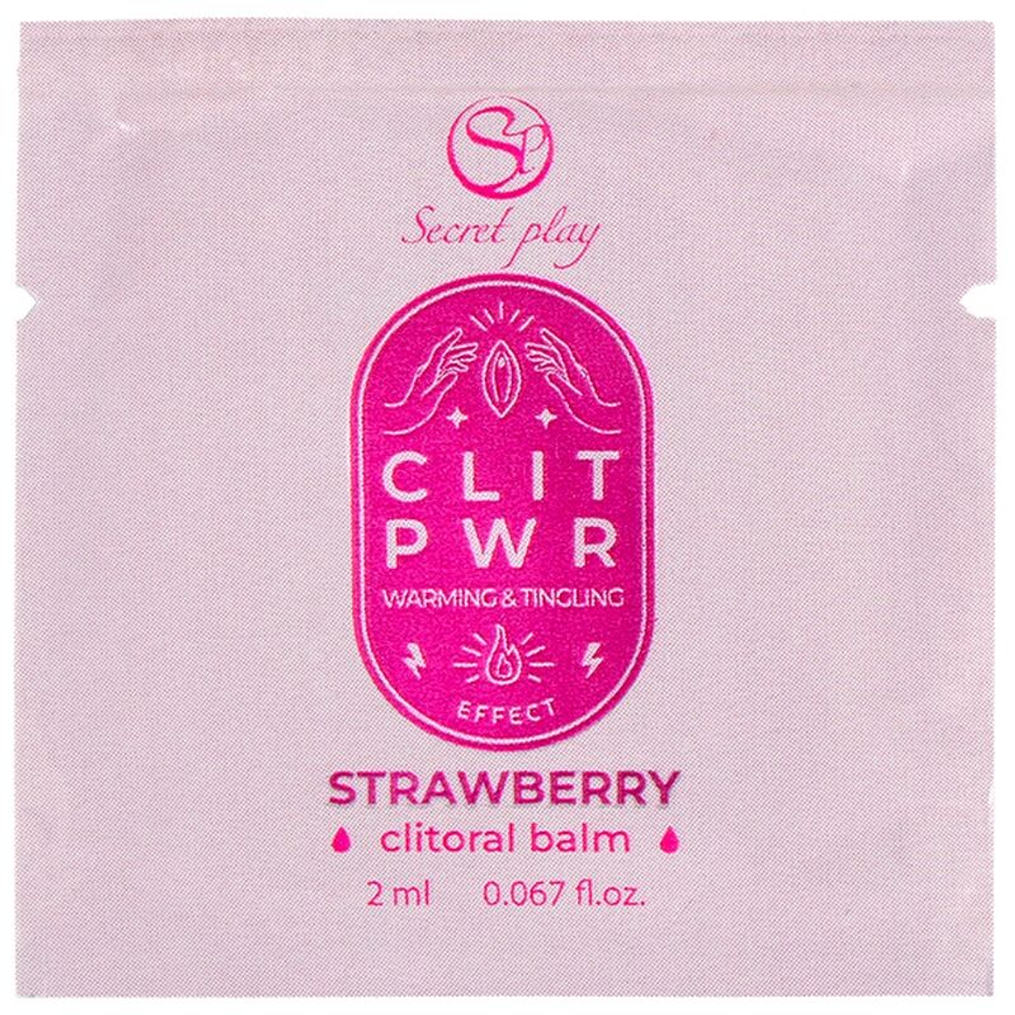 SECRETPLAY - LUBRIFICANTE DE MORANGO DE DOSE ÚNICA 2 ML 1