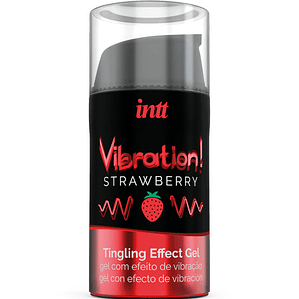 INTT - PODEROSO ESTIMULANTE ÍNTIMO GEL VIBRATÓRIO LÍQUIDO MORANGO 15 ML