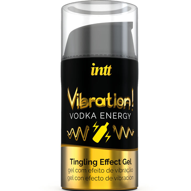 INTT - PODEROSO ESTIMULANTE ÍNTIMO GEL VIBRATÓRIO LÍQUIDO VODKA 15ML 1
