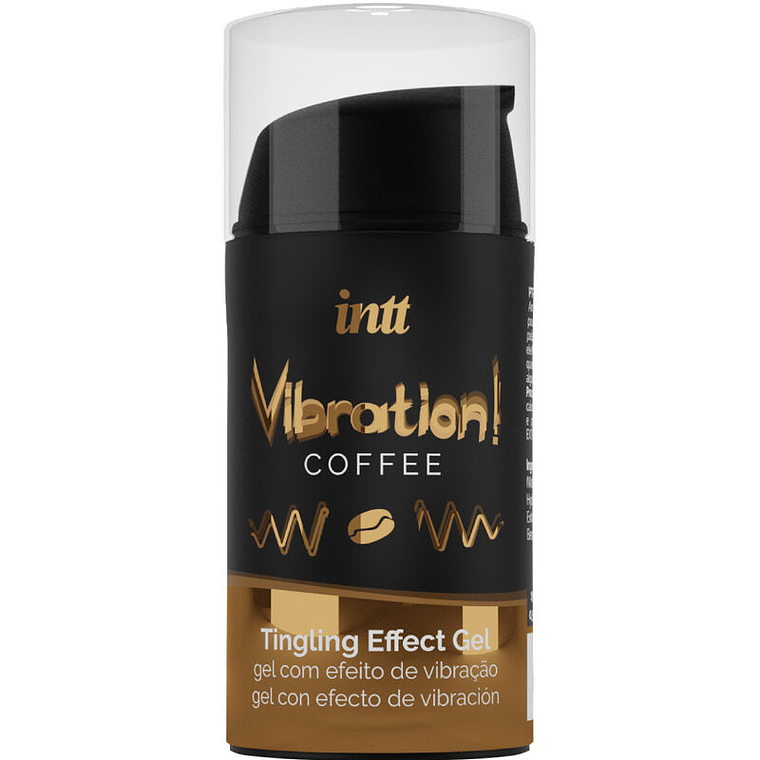 INTT - PODEROSO GEL VIBRANTE LÍQUIDO ESTIMULANTE ÍNTIMO CAFÉ 15ML 1