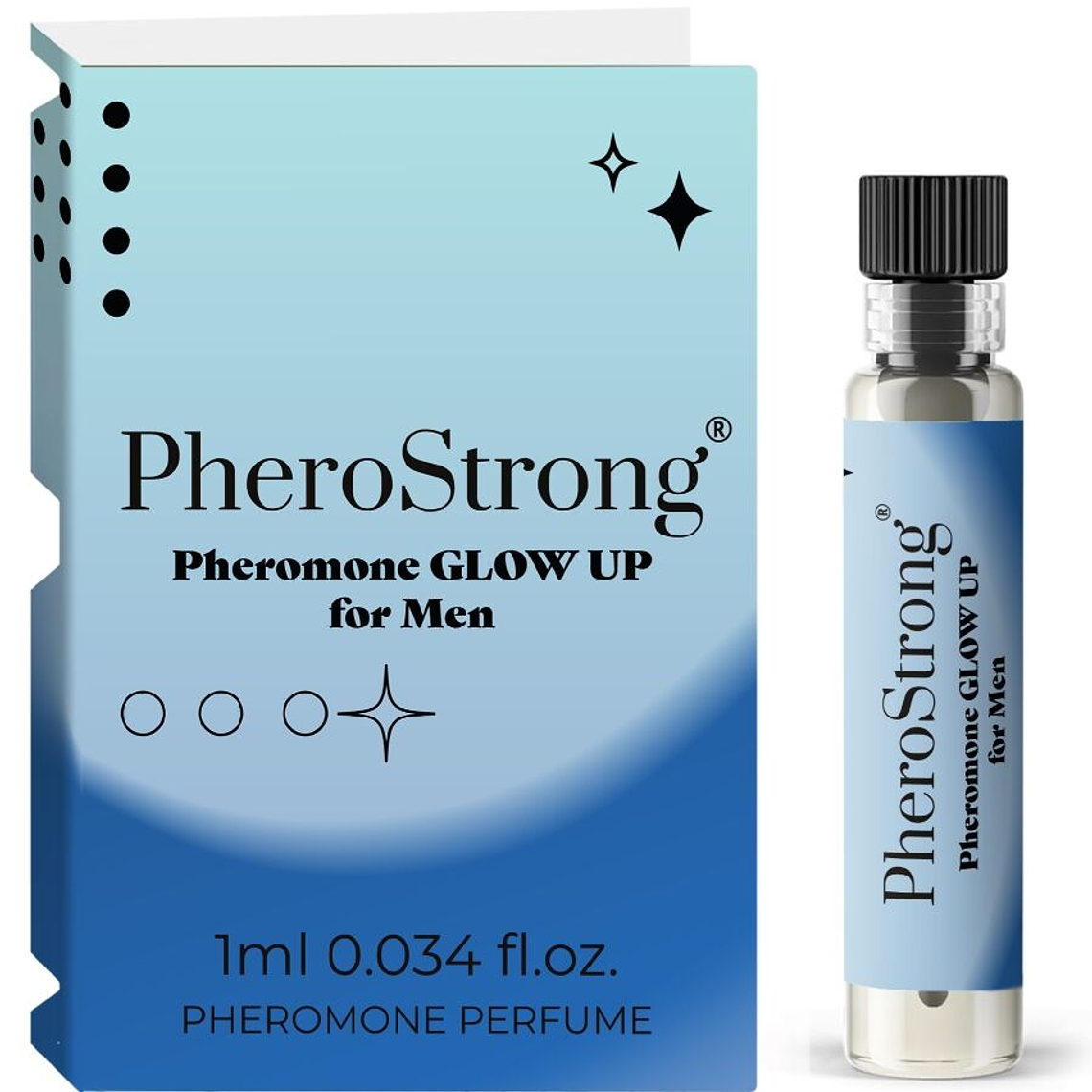 PHEROSTRONG - PERFUME DE FEROMÔNIOS GLOW UP PARA HOMENS 1 ML 1