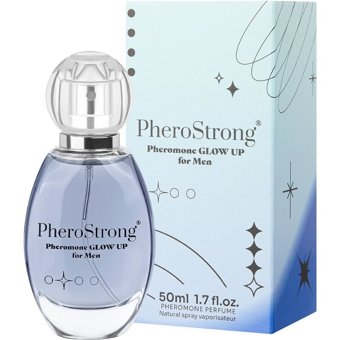 PHEROSTRONG - PERFUME DE FEROMÔNIOS GLOW UP PARA HOMENS 50 ML 1