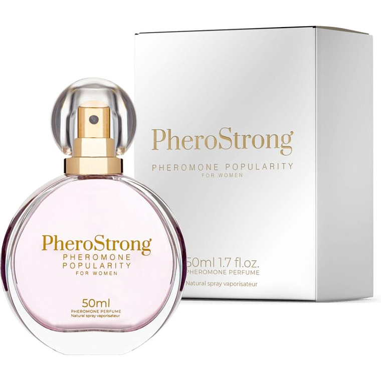 PHEROSTRONG - PERFUME DE FEROMÔNIOS POPULARIDADE PARA MULHER 50 ML 1