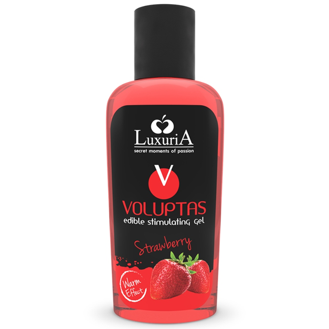 INTIMATELINE LUXURIA - VOLUPTAS GEL DE MASSAGEM COMESTÍVEL EFEITO AQUECEDOR - MORANGO 100 ML 1