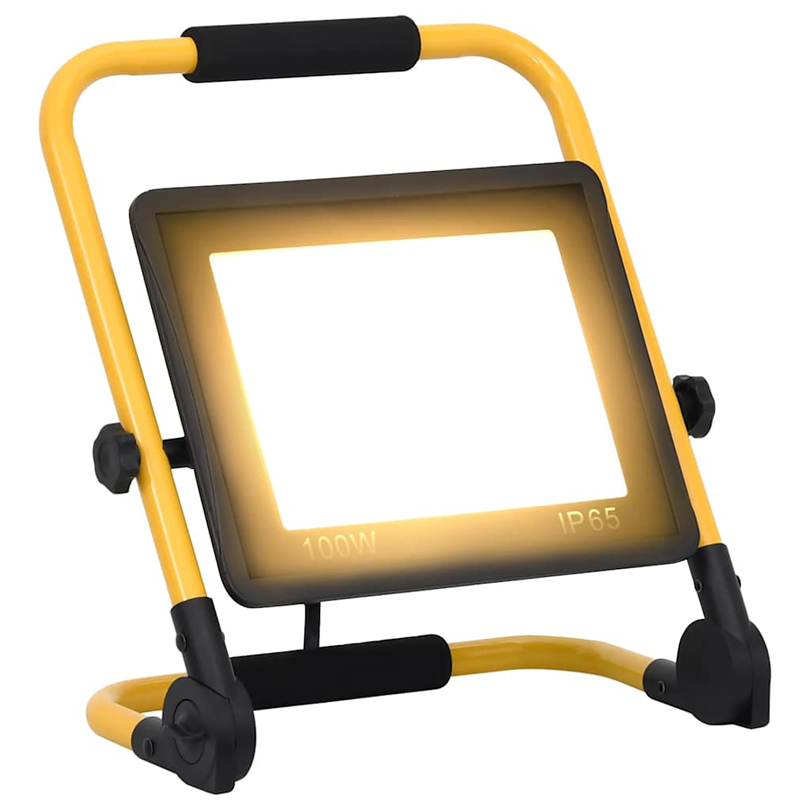 vidaXL Projetor c/ iluminação LED e pega 100 W branco quente 1