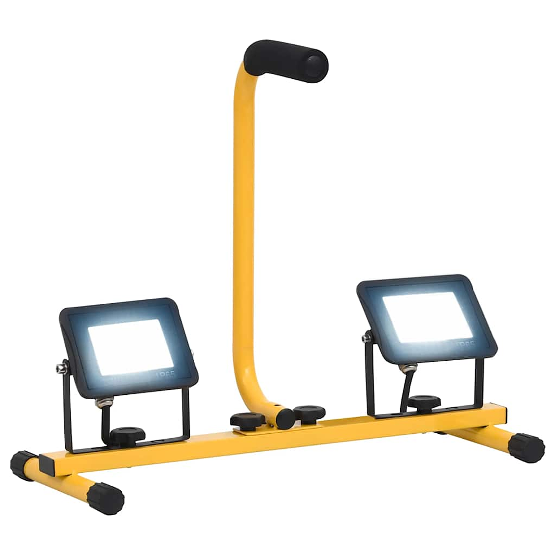 vidaXL Projetor c/ iluminação LED e pega 2x20 W branco frio 1