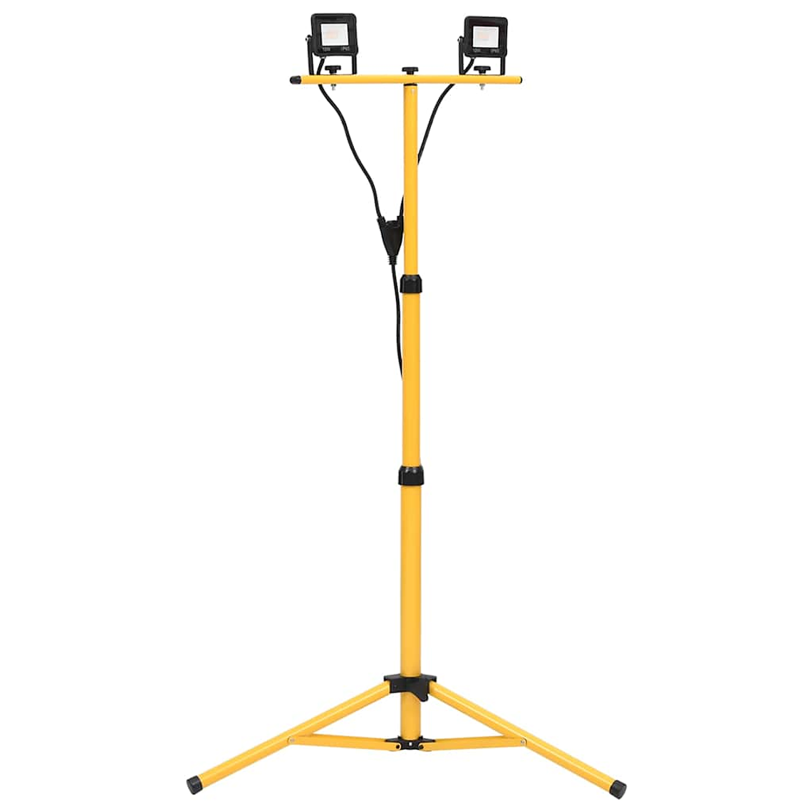 vidaXL Projetor c/ iluminação LED e tripé 2x10 W branco frio 1