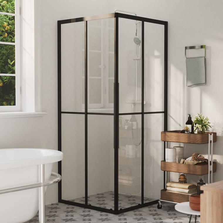 vidaXL Cabine de duche ESG 80x80x180 cm 1