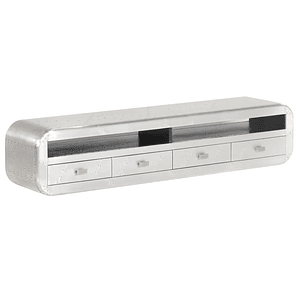 vidaXL Suporte de TV aviador estilo aeronave vintage 140x30x30 cm