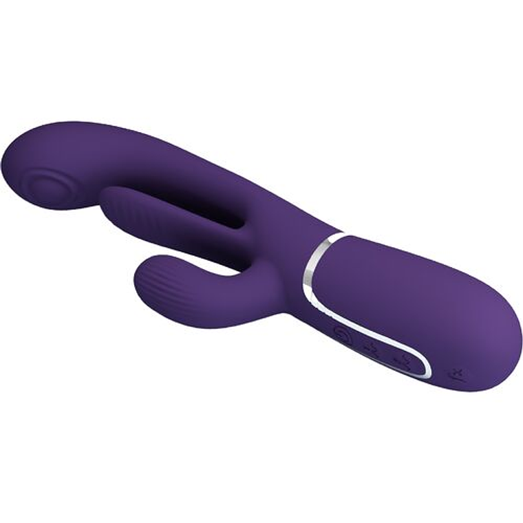 Vibrador Multifuncional Coelho Shania Triple Rabbit | 7 Funções de Batida e Vibração 8