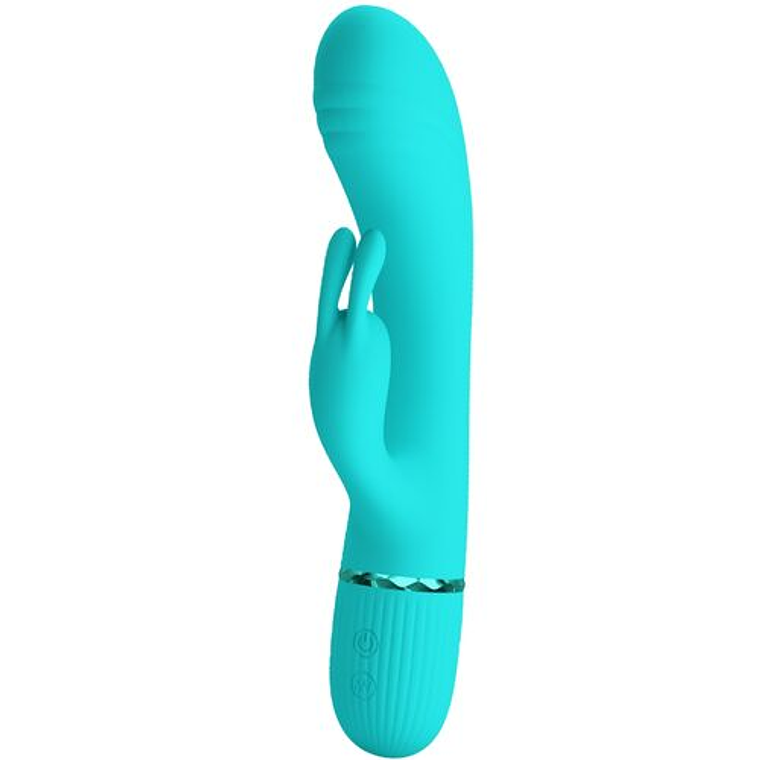 Vibrador Coelho Scocco Turquesa | 10 Funções de Vibração e Cabeça Flexível 6