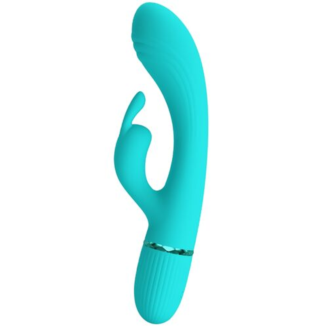 Vibrador Coelho Scocco Turquesa | 10 Funções de Vibração e Cabeça Flexível 8