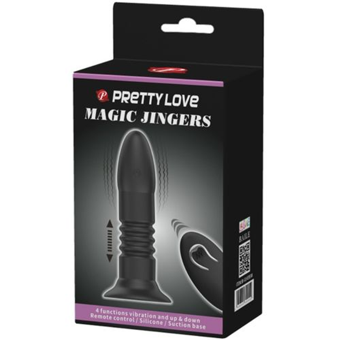 Magic Jinger Anal Plug with Vibration and Movement | Remote Control and Suction Cup 7