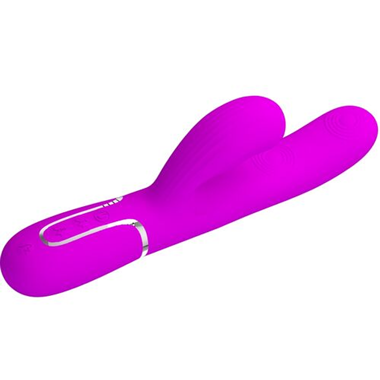 Vibrador Multifuncional 3 em 1 Perlita Violeta para Ponto G | 7 Funções de Batida e Toque | Pretty Love 8