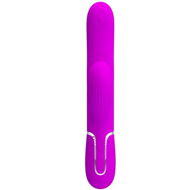 Vibrador Multifuncional 3 em 1 Perlita Violeta para Ponto G | 7 Funções de Batida e Toque | Pretty Love 10