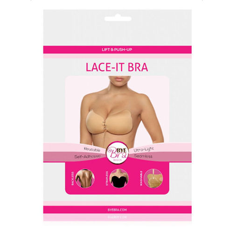Adjustable Push-Up Bra Bye Bra Lace-It Black Cup D | Perfect Lift and Cleavage 5