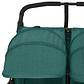 Green Steel Twin Stroller | Double, Reclining, and with Protective Canopy - thumbnail 10