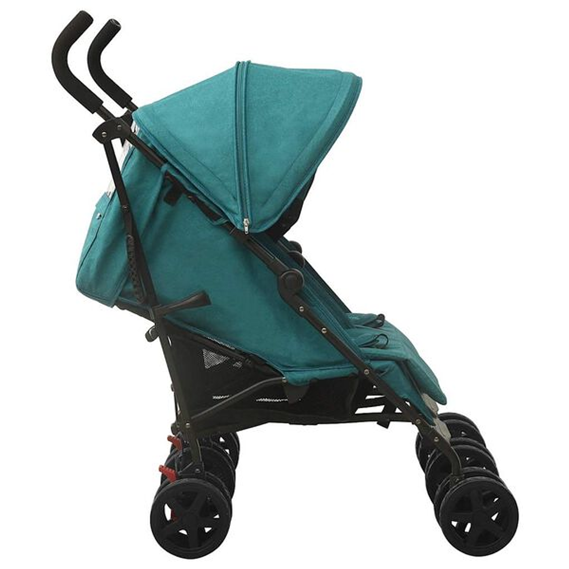 Green Steel Twin Stroller | Practical, Adjustable, and Easy to Transport 9
