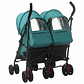 Green Steel Twin Stroller | Practical, Adjustable, and Easy to Transport - thumbnail 10