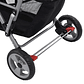 Twin Stroller in Pink and Black Steel | Double, Safe and Compact - thumbnail 8