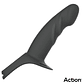 Arnés Strap-on com Dildo Oco em Silicone Premium Tamanho L Preto | Ajustável e Texturizado - Thumbnail 7