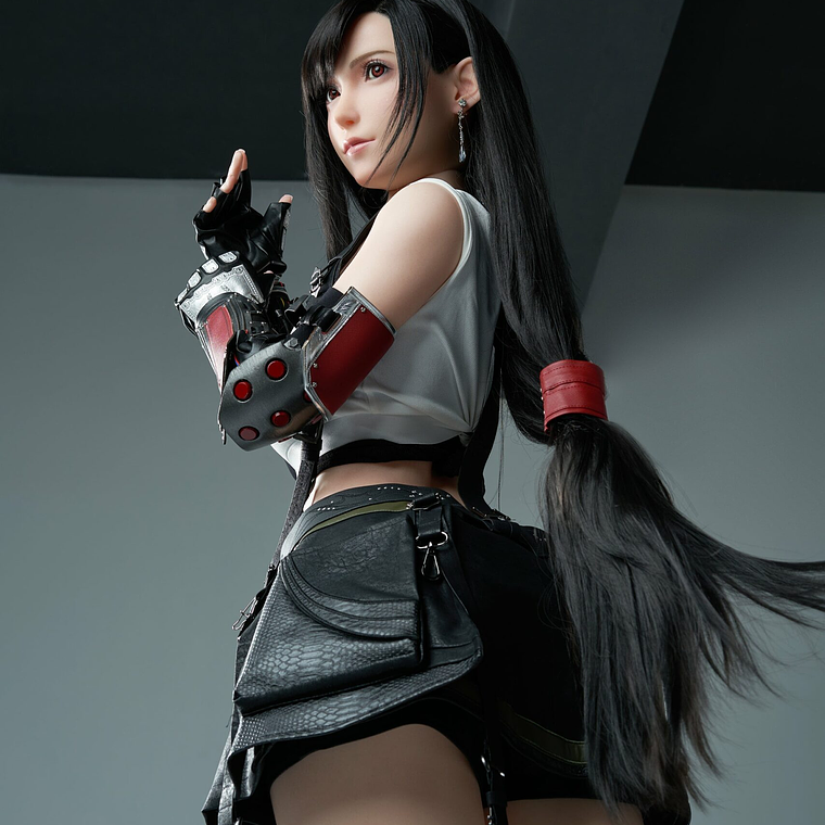Boneca Sexual Anime Premium Tifa Cabelo Preto | TPE Médico e Entregue dos EUA 9