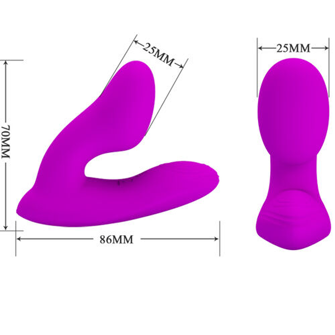 Massajador Melvin para Clitóris com Controle Remoto | Motor Duplo e 12 Funções 8