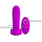 Massager and Vibrator with 12 Vibration Modes and Remote Control, Purple | Discreet Use - thumbnail 6
