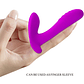 Massager and Vibrator with 12 Vibration Modes and Remote Control, Purple | Discreet Use - thumbnail 4