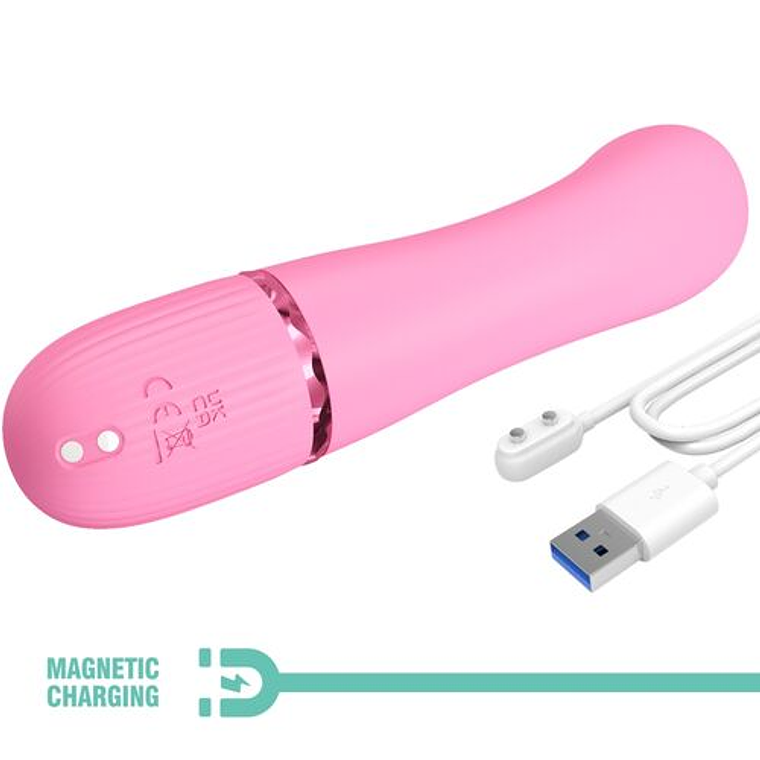 Marski Rabbit Pink Vibrator for G-Spot and Clitoris | 10 Functions and Velvety Silicone 6