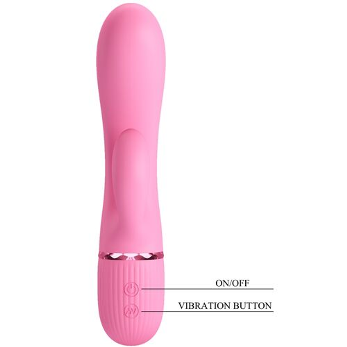 Marski Rabbit Pink Vibrator for G-Spot and Clitoris | 10 Functions and Velvety Silicone 7