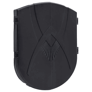 vidaXL Alvo de dardos elétrico com dardos polipropileno preto