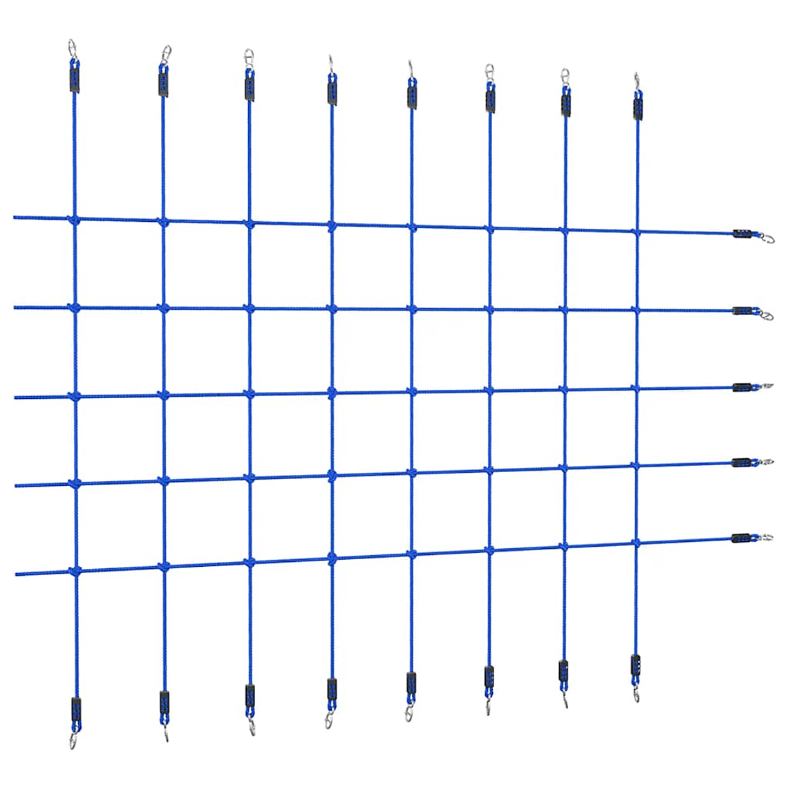 vidaXL Rede de escalada 200x150 cm azul 1